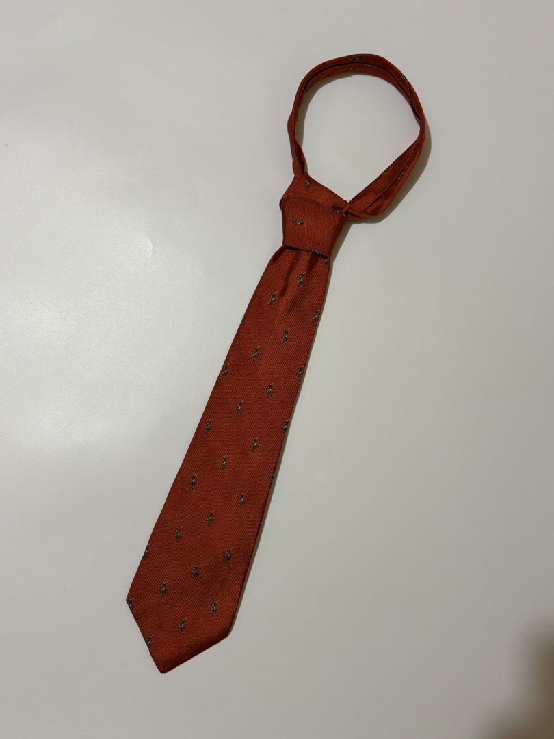 RALPH LAUREN NECKTIE (Category: Ties) located in Tuguegarao City. Submitted by oldmoneyfindsph (Listing ID 1462372115, Image 2). Description: RL NECK TIE ORANGE MULTIPONY ✅ONE SIZE ✅Condition: Excellent Condition ✅Color Rate:9/10 or better ✅Issue:None Mine:1000.
