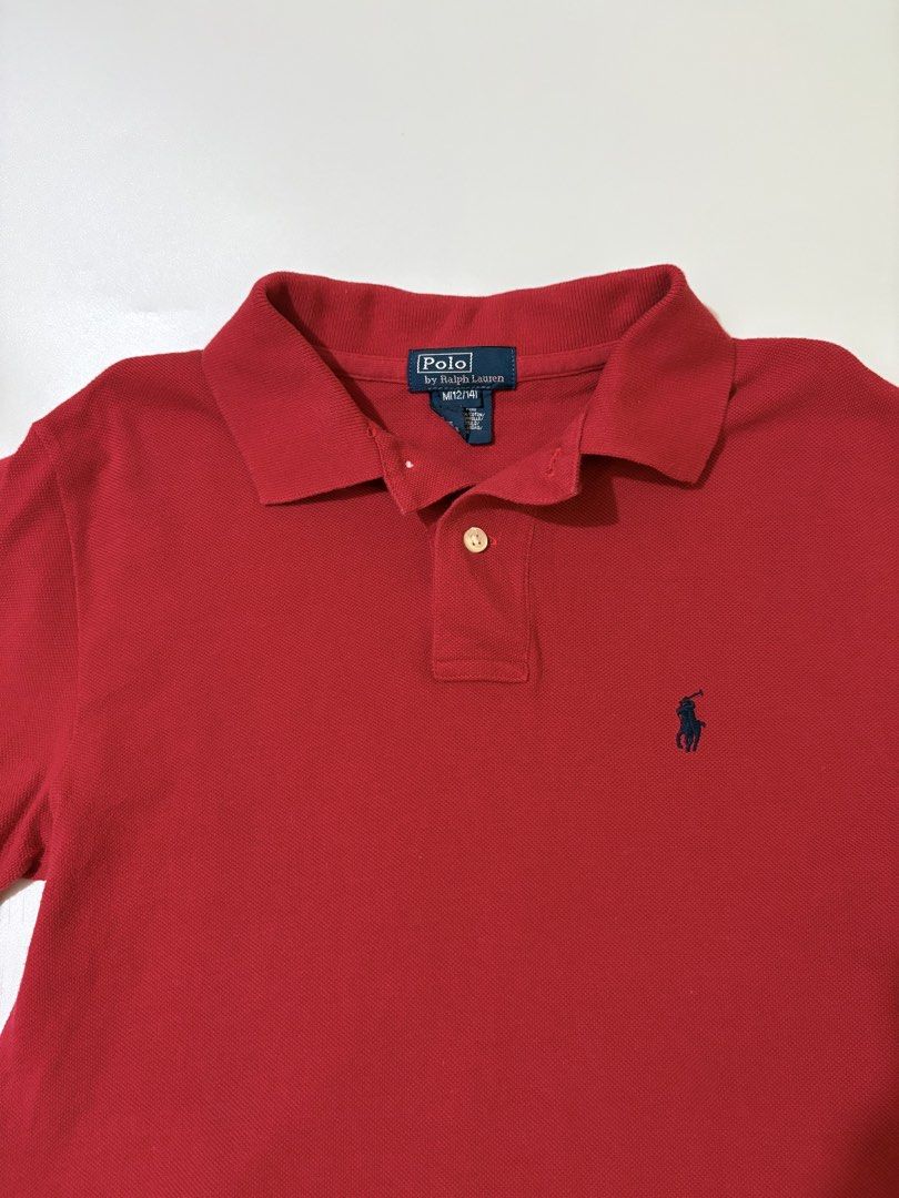 RALPH LAUREN POLOSHIRT (Category: Others Tops) located in Tuguegarao City. Submitted by oldmoneyfindsph (Listing ID 1462370859, Image 3). Description: RL RED POLOSHIRT ✅Size M12-14 on tag but fits XS-S women’s frame ✅Dimes:17(armpit to armpit) x 25-26 ✅Condition: Excellent Condition ✅Color Rate:9/10 or better ✅Issue:None.