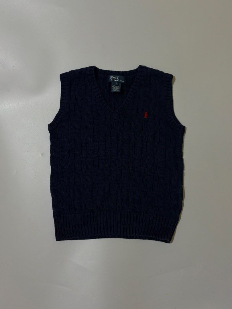 RALPH LAUREN VEST (Category: Others Tops) located in Tuguegarao City. Submitted by oldmoneyfindsph (Listing ID 1462370222, Image 1). Description: RL NAVY VEST ✅Size 6 on tag but fits XS-S women’s frame (croptop vest type) ✅Dimes:15 stretchable(armpit to armpit) x 18L ✅Condition: Excellent Condition ✅Color Rate:9/10 or better ✅Issue:None.