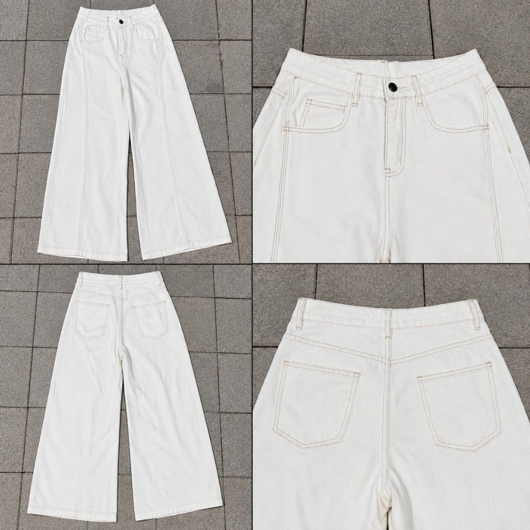 RAW DENIM WHITE (Category: Jeans) located in Danao, Cebu. Submitted by fashion_hub69 (Listing ID 1462308803, Image 2). Description: RAW DENIM WHITE 450+SF GCASH PAYMENT JNT COURIER 🚛.
