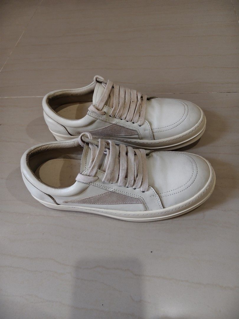 Rick Owen's Sneakers (Category: Casual Shoes) located in Iloilo. Submitted by branded-boy0422_16 (Listing ID 1462307341, Image 3). Description: Size 40 Excellent to as new issue :last picture Sign of usage only ganda sa personal.