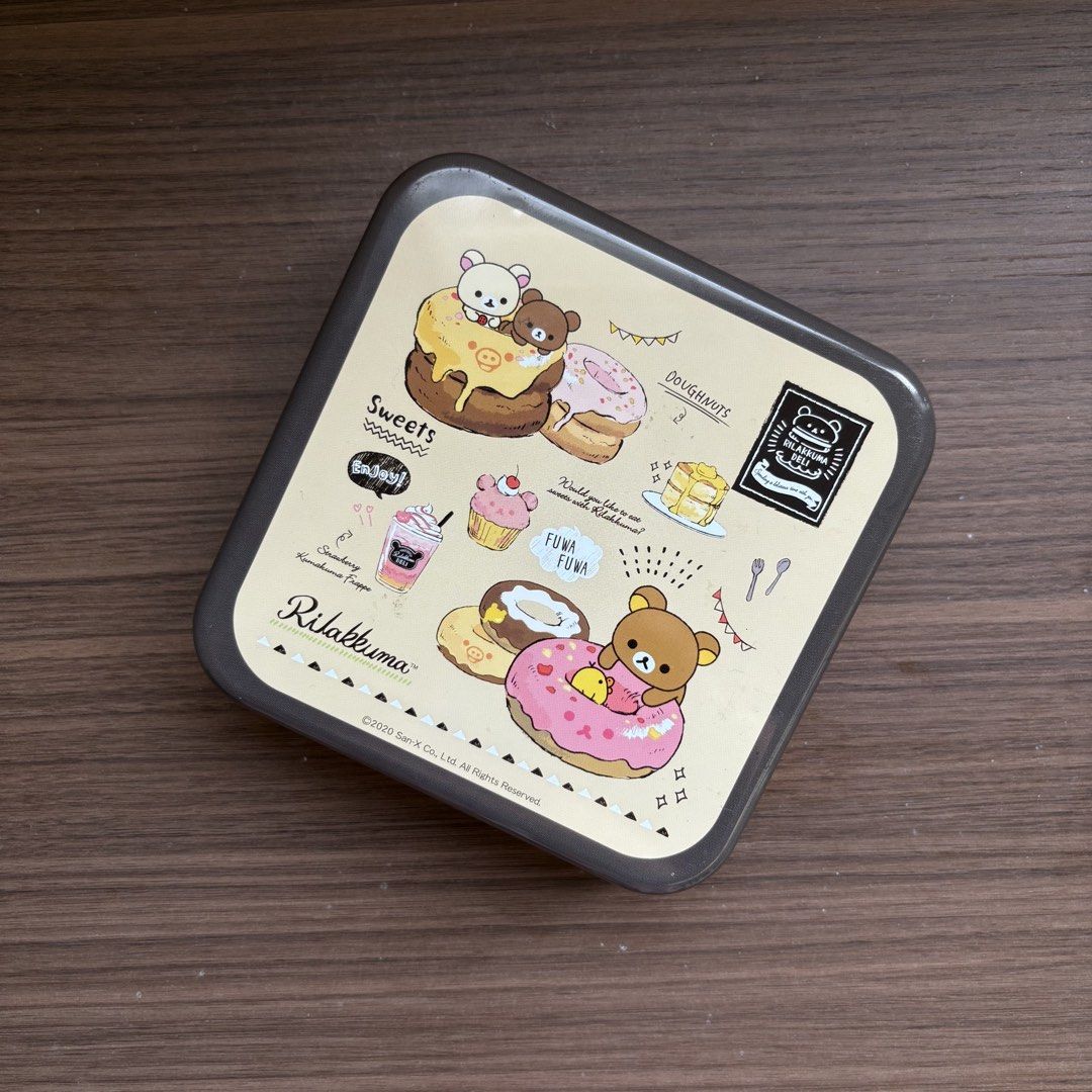 Rilakkuma Tin Can (Category: Vintage Collectibles) located in Manila. Submitted by buttern0t (Listing ID 1462413106, Image 2). Description: 💌 for proof of transactions & safekeeping of items , dm us on IG @dara.aniks / @puffyberries ✮⋆˙.
