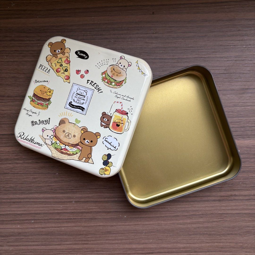 Rilakkuma Tin Can (Category: Vintage Collectibles) located in Manila. Submitted by buttern0t (Listing ID 1462413106, Image 1). Description: 💌 for proof of transactions & safekeeping of items , dm us on IG @dara.aniks / @puffyberries ✮⋆˙.