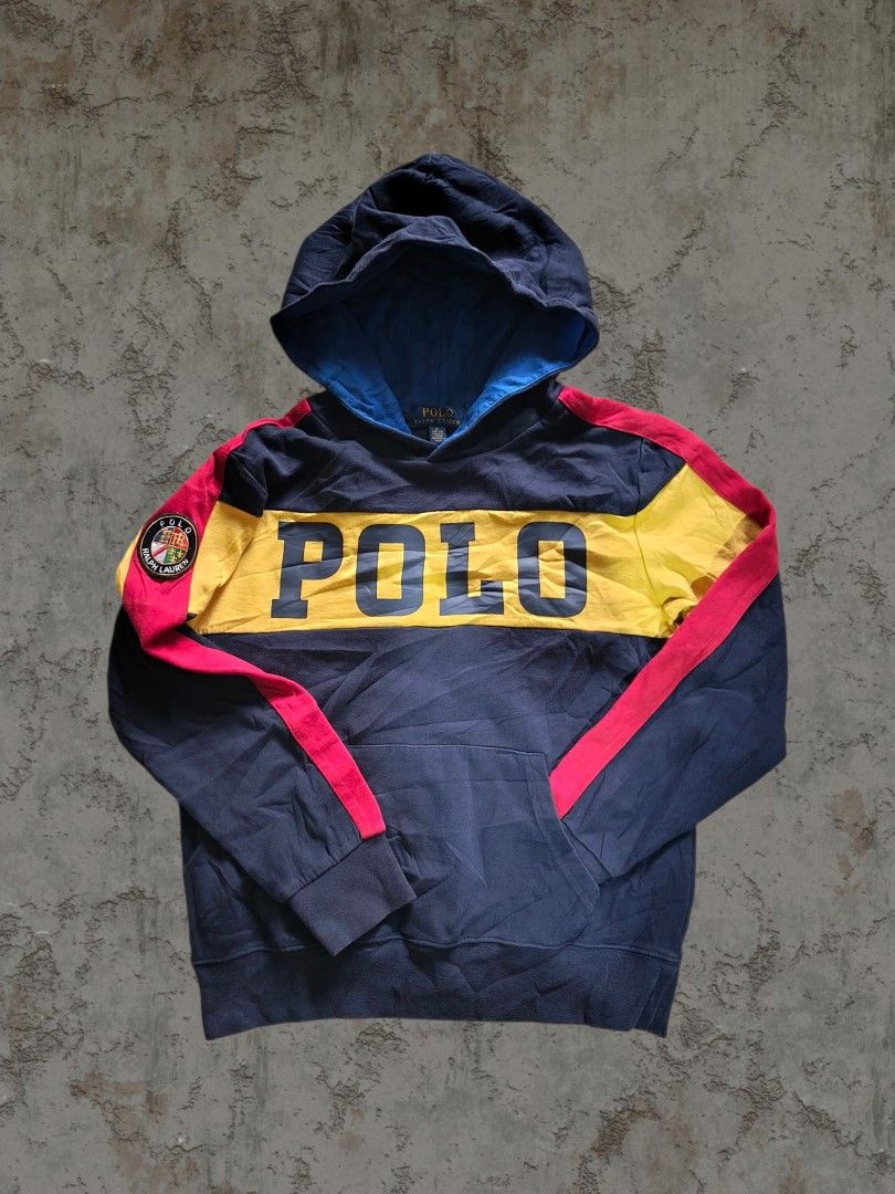 RL PULLOVER HOODIE (Category: Hoodies) located in Kadingilan. Submitted by wamport_thrifting (Listing ID 1462332268, Image 1). Description: Dimes: 18x21 Color rate: 8.5/10 No issue.