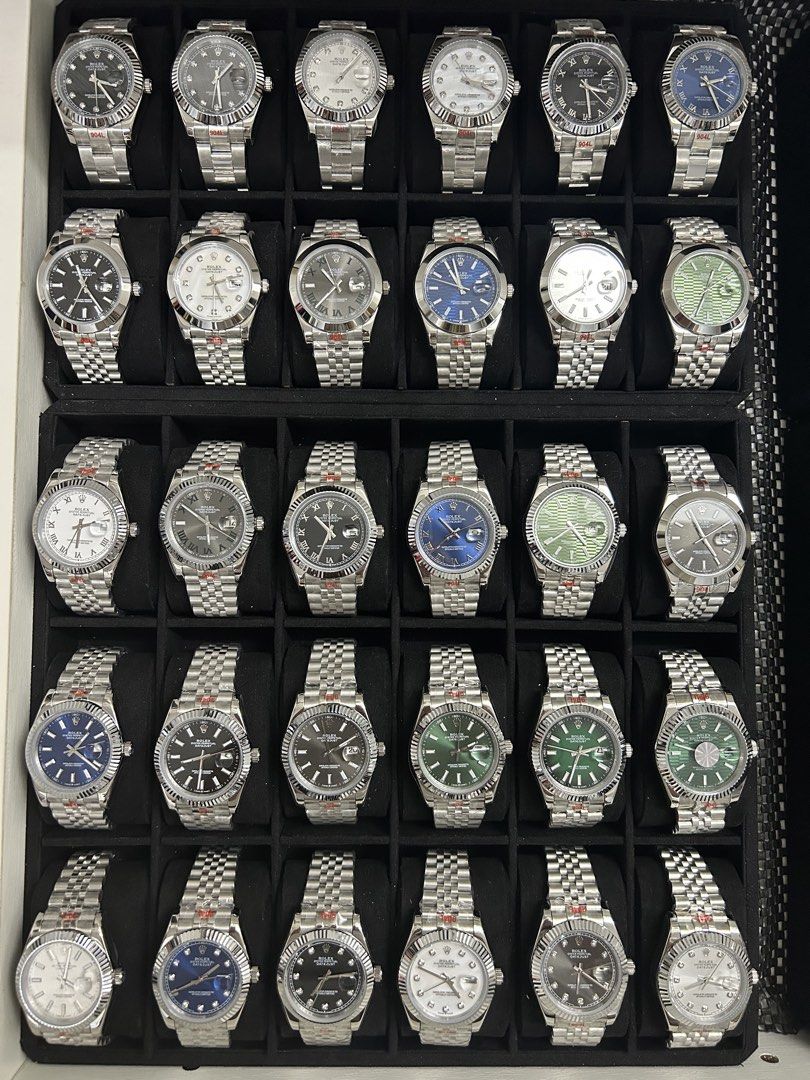 Rlx djust 36-41mm - Various Models Available (Category: Men's Watches) located in San Juan City. Submitted by wristcheckdiaries (Listing ID 1462277191, Image 1). Description: -rox dj 36-41 available. - Wide selection of styles and dial colors. - All watches feature the iconic Oyster bracelet. - Some models include a fluted bezel. - Ideal for watch collectors and enthusiasts. - A classic and timeless timepiece. - Please check photos for specific m