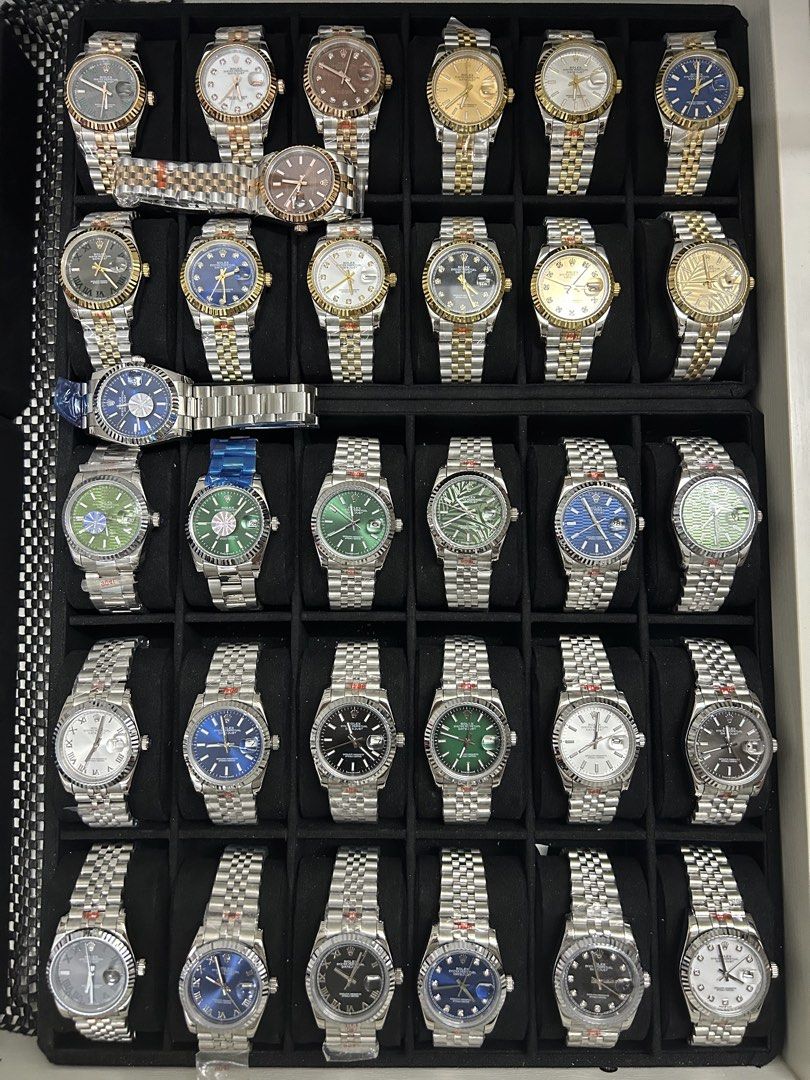 Rlx djust 36-41mm - Various Models Available (Category: Men's Watches) located in San Juan City. Submitted by wristcheckdiaries (Listing ID 1462277191, Image 2). Description: -rox dj 36-41 available. - Wide selection of styles and dial colors. - All watches feature the iconic Oyster bracelet. - Some models include a fluted bezel. - Ideal for watch collectors and enthusiasts. - A classic and timeless timepiece. - Please check photos for specific m