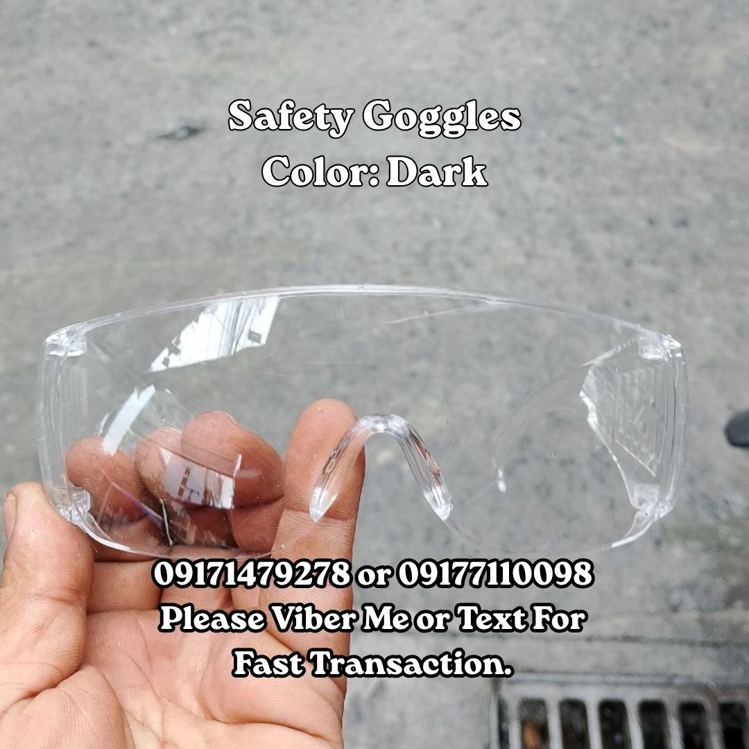 Safety Goggles Color: Dark (Category: Home Improvement Tools & Accessories) located in Manila. Submitted by 09171479278_elsie. (Listing ID 1462285110, Image 1). Description: Safety Goggles Color: Dark.
