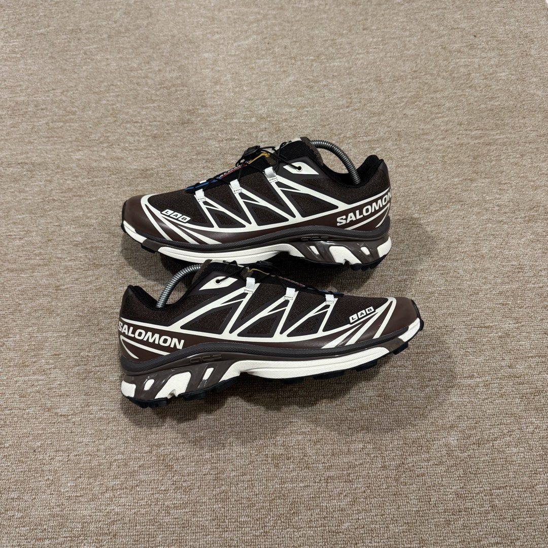SALOMON XT-6 DARK COFFEE (Category: Sneakers) located in Cebu City. Submitted by cjayzuno04940 (Listing ID 1462434614, Image 1). Description: SALOMON XT-6 DARK COFFEE ORIGINAL✅ US MENS-10 EUR-44 CM-28 EXCELLENT CONDITION.