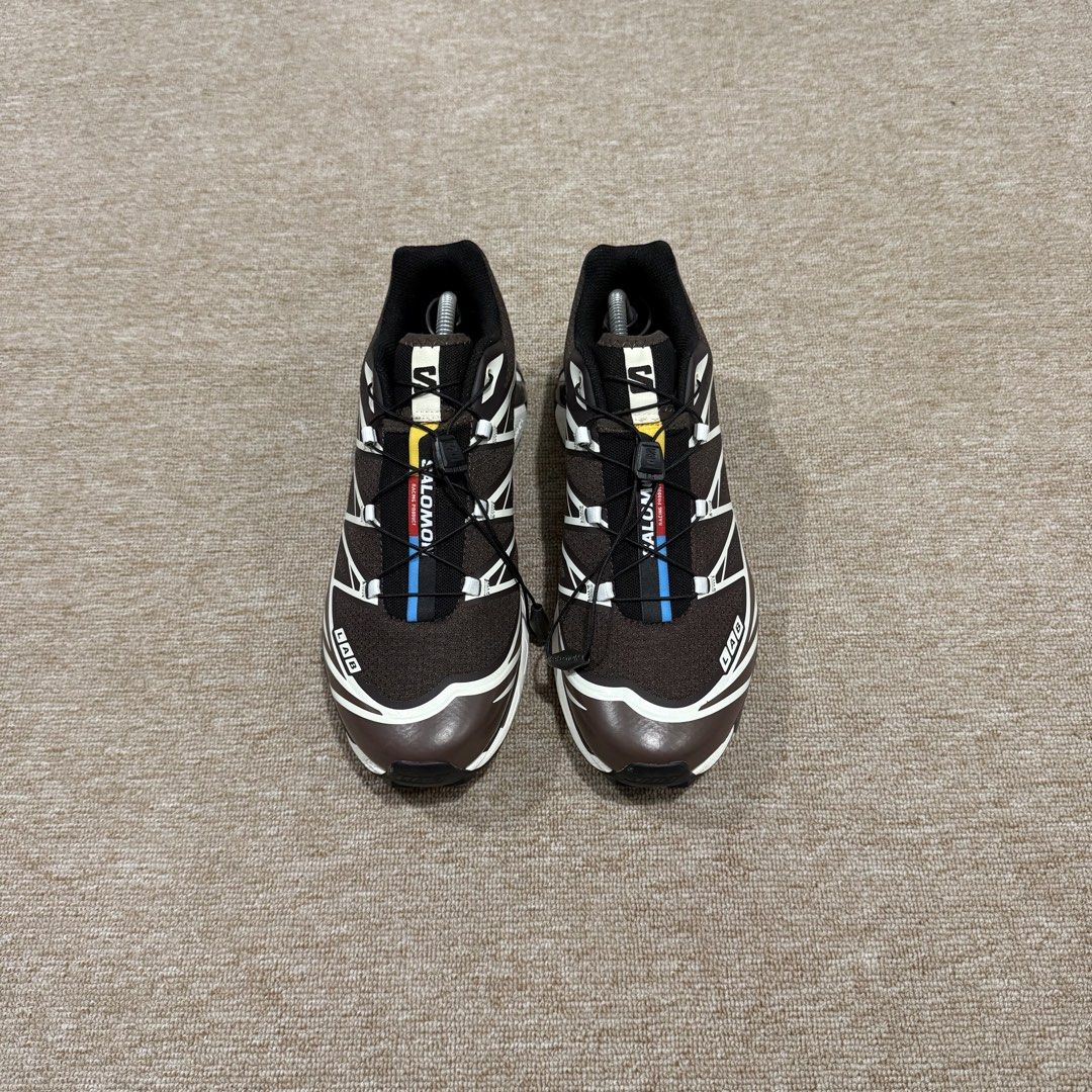 SALOMON XT-6 DARK COFFEE (Category: Sneakers) located in Cebu City. Submitted by cjayzuno04940 (Listing ID 1462434614, Image 2). Description: SALOMON XT-6 DARK COFFEE ORIGINAL✅ US MENS-10 EUR-44 CM-28 EXCELLENT CONDITION.