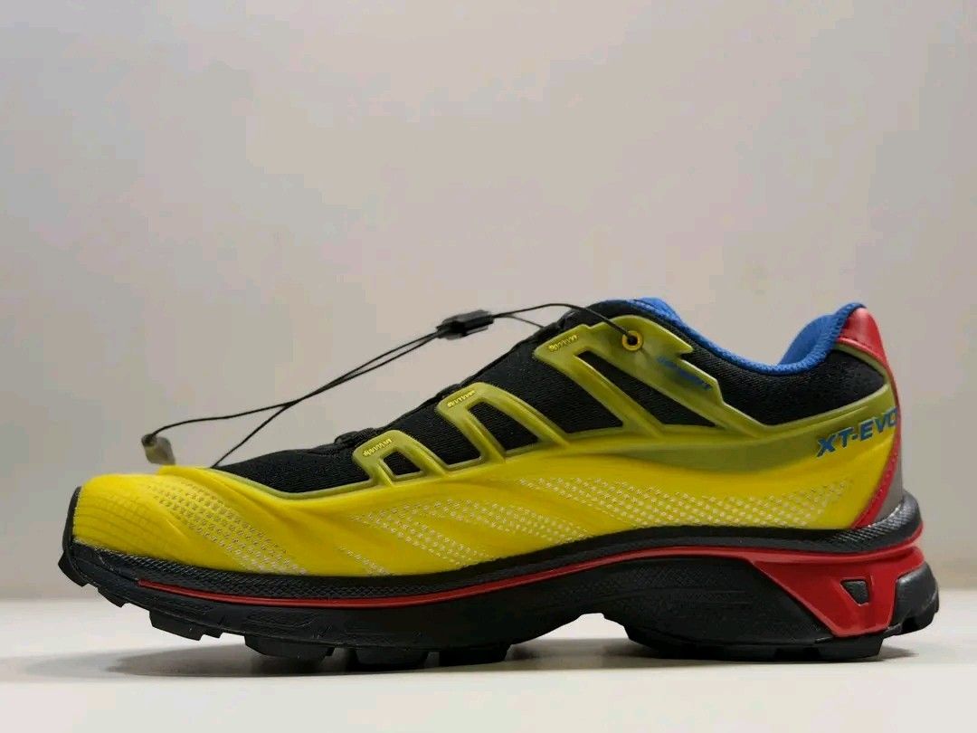 Salomon XT-EVO Kith Black Lemon Black (Category: Golf) located in Manila. Submitted by puretiger_a2ce98 (Listing ID 1462353264, Image 3). Description: Shoe : Salomon XT-EVO Kith Black Lemon Style : L45568800 Colorway : Black / Lemon /Lava Falls Release Date : 8/7/2 Size Available : 7 7.5 8 8.5 9 9.5 10 10.5 11 11.5.