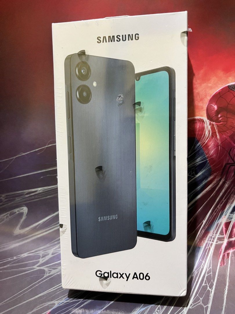 SAMSUNG GALAXY A06 (Category: Samsung) located in Manila. Submitted by pingfed (Listing ID 1462324395, Image 2). Description: SMART-LOCKED 4gb / 64gb BLACK Sealed PAYMENT: GCash, BPI, BDO.