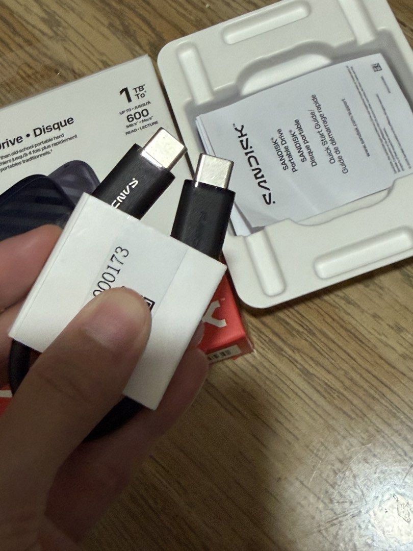 SanDisk Portable SSD 1TB (Category: Hard Disks & Thumbdrives) located in Quezon City. Submitted by naptimeph (Listing ID 1462307486, Image 3). Description: NO ISSUE 100% AUTHENTIC .