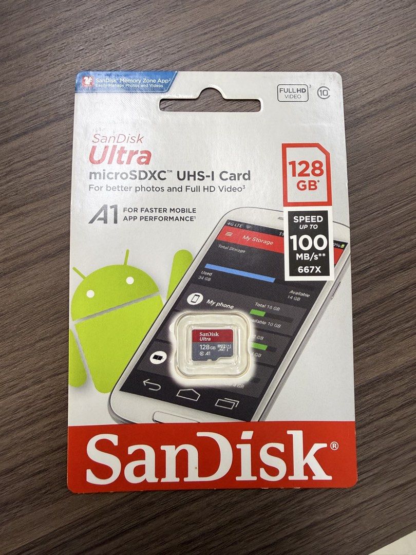 SanDisk Ultra MicroSDXC UHS-I Card (Category: Memory & SD Cards) located in Makati City. Submitted by bibas.corner (Listing ID 1462308984, Image 1). Description: .
