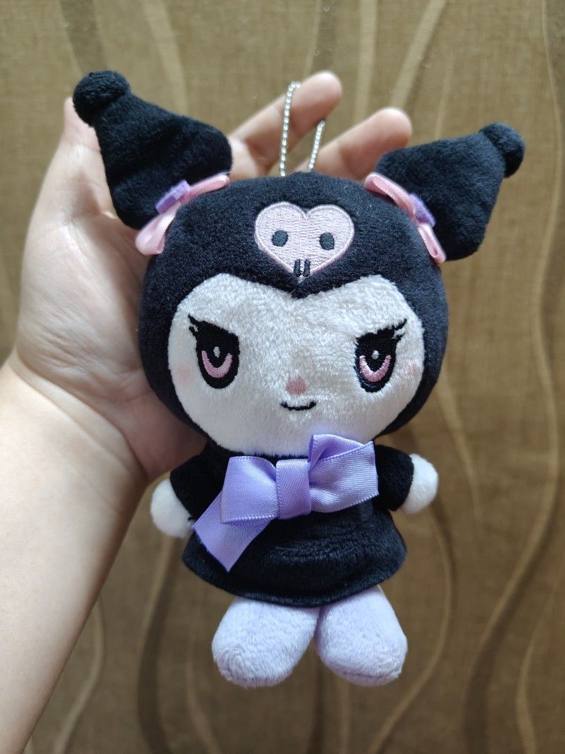 Sanrio Kuromi Plush Charm (Category: Plushies & Soft Toys) located in Santa Rosa. Submitted by mmps249.1 (Listing ID 1462410607, Image 1). Description: Gcash to 09064048456 Michael D. Please send screenshot of payment and your shipping info Total 400 ( with keep ).
