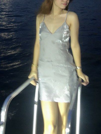 Satin Slip Dress (Category: Dresses) located in Quezon City. Submitted by leeeeeangel (Listing ID 1462404956, Image 2). Description: RFS: Decluttering.
