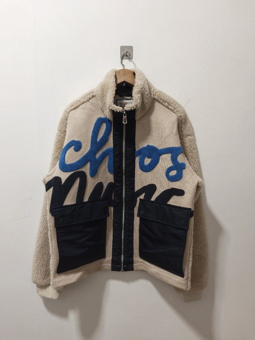 Scotch and Soda Teddy Mix Jacket (Category: Coats, Jackets and Outerwear) located in Manila. Submitted by aristothrift (Listing ID 1462410349, Image 1). Description: Excellent Condition Dimes: 22.5x26 Location: Antipolo.