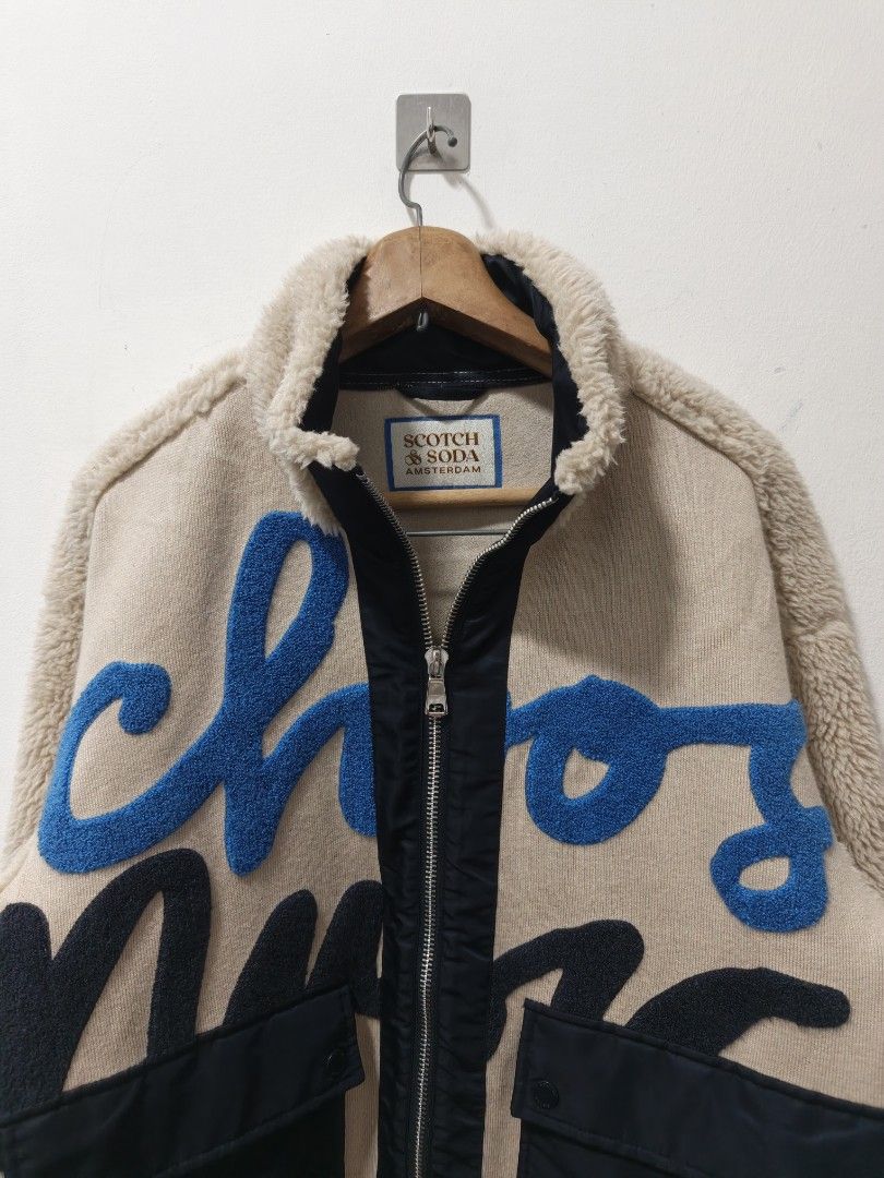 Scotch and Soda Teddy Mix Jacket (Category: Coats, Jackets and Outerwear) located in Manila. Submitted by aristothrift (Listing ID 1462410349, Image 3). Description: Excellent Condition Dimes: 22.5x26 Location: Antipolo.