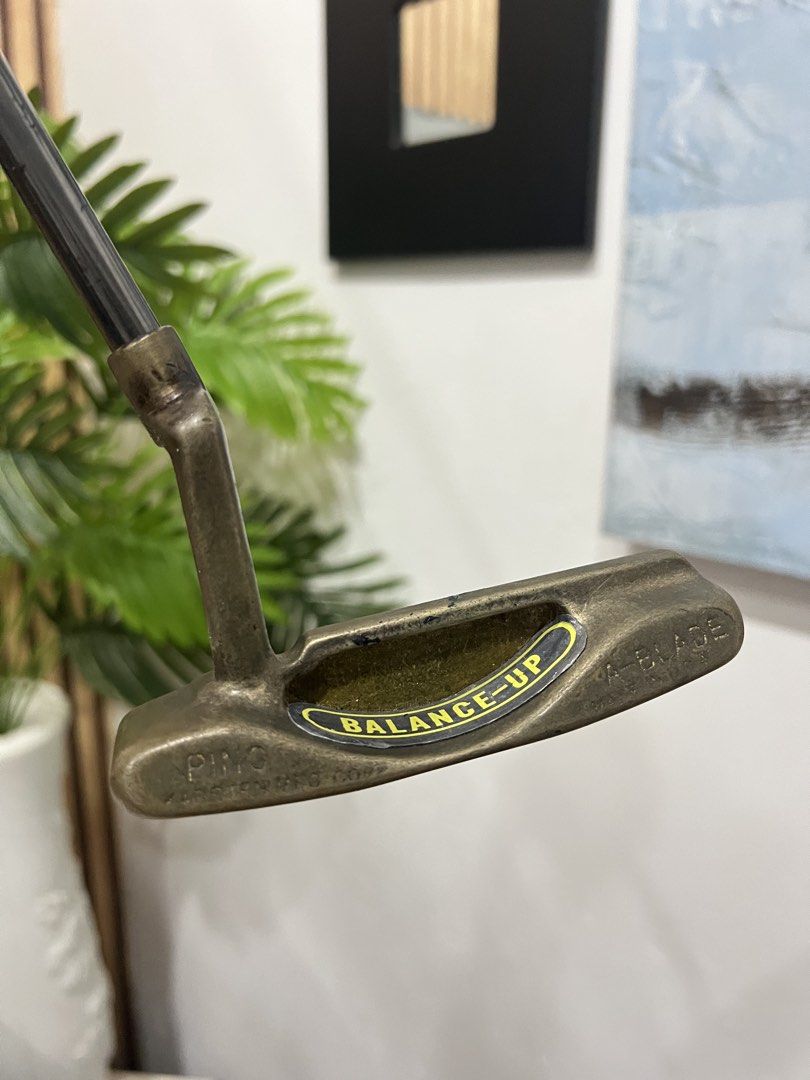 Scotty Cameron PING A-Blade Balance-Up Putter (Category: Golf) located in Manila. Submitted by livefish.26c802 (Listing ID 1462416727, Image 3). Description: - Vintage Scotty Cameron PING A-Blade putter - Features 'Balance-Up' inscription - Minor cosmetic wear on face and body (consistent with age) - Grip with 'Scotty Cameron' branding - Ready for the golf course!.