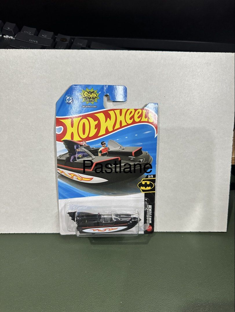 Batman sealed 3 pcs Hot wheels Batmobile - set only (Category: Vehicle & Diecast Models) located in Makati City. Submitted by pastlane (Listing ID 1462414896, Image 3). Description: For sale: sealed 3 pcs Hot wheels Batmobile (card condition 5/10) Classic TV Series Batman and Robin 1966 Batboat Loc. Bangkal Makati City.