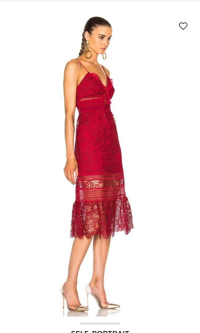 Self Portrait (Category: Dresses) located in Angeles City. Submitted by mjshoppingretail (Listing ID 1462363090, Image 3). Description: orig Self Portrait Lace Dress new sila like new size L UK 14 US 10.