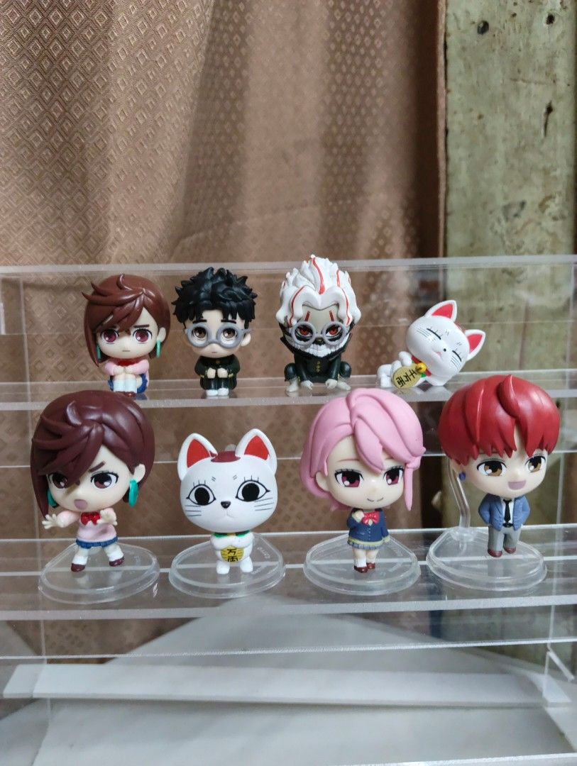 [SET] DANDADAN, GASHAPON FIGURE COLLECTION (Category: Designer & Blind Box Toys) located in Manila. Submitted by dahdaaa (Listing ID 1462434657, Image 1). Description: ↛ Condition: Loose only (no issue) ↛ Machiboke set - 800 | Capsule Fig set - 800 ↛ can provide any proofs ↛ MOP: Cash/Gcash ↛ MOD: LBC, Lalamove, J&T or Pick up ↛ MEET UP: SM Sta.Mesa/Quiapo Church/Savemore Nagtahan/Vicente Cruz, España Blvd ↛ LOC: Sampaloc/Quiapo, Manila.