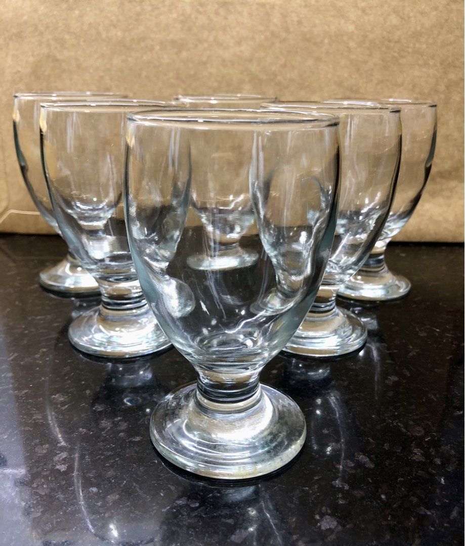 Set of 6 Goblets/Dessert Glasses (Category: Dinnerware & Cutlery) located in Quezon City. Submitted by may.reyes (Listing ID 1462276144, Image 1). Description: - Set of 6 clear glass glasses - Features elegant stems and wide bowls - Versatile: Ideal for desserts, wine, or any beverage - Perfect for special occasions or everyday enjoyment.