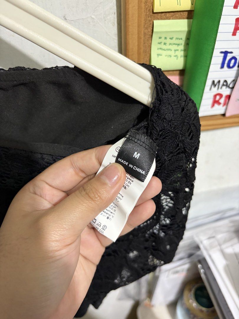 Shein Lace Skirt with Shorts (Category: Skirts) located in Quezon City. Submitted by berrystrawng (Listing ID 1462370872, Image 2). Description: used once only size: medium rfs: not repeating outfits.