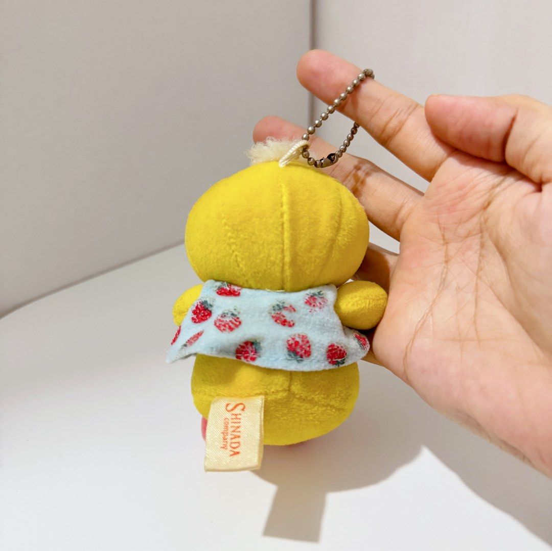 Shinada Company Duck charm plush (Category: Plushies & Soft Toys) located in Manila. Submitted by ashyyel_ (Listing ID 1462420596, Image 2). Description: as is.
