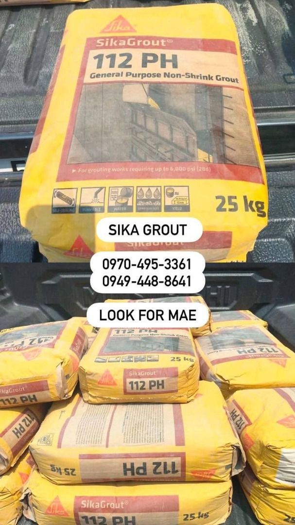 sika grout (Category: Construction Tools & Equipment) located in Manila. Submitted by krissa14 (Listing ID 1462270225, Image 1). Description: DO YOU NEED TOOLS AND EQUIPMENT? Well, we got you covered here at DFORTE CONSTRUCTION! 👷‍♀️ We offer plenty of different tools and equipment in best quality! ✅✅ 📍Mayhaligue St 1154, 1012 Manila, Philippines DFORTE CONSTRUCTION .