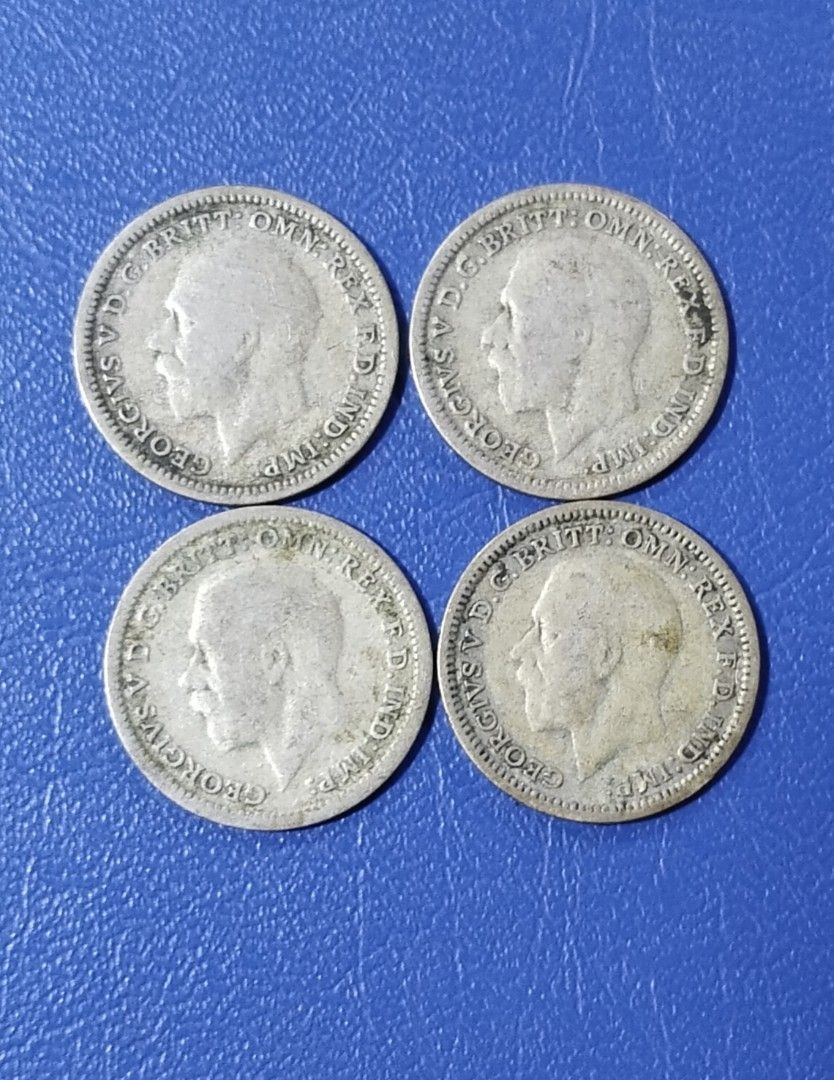 Silver Coins 3 Pence (Category: Currency) located in Manila. Submitted by bjie2700446238 (Listing ID 1462432914, Image 3). Description: Price is for take all na.