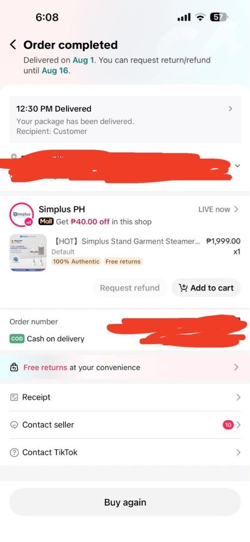 Simplus PH Stand Garment Steamer with Ironing Board (Category: Irons & Steamers) located in Caloocan City. Submitted by eogg30 (Listing ID 1462356290, Image 2). Description: - Simplus PH Stand Garment Steamer - Includes Ironing Board Attachment - Ideal for quick steaming and pressing of clothes - Easy to use and store - Recently purchased, used only twice -frs: not used to steamer -complete packaging.