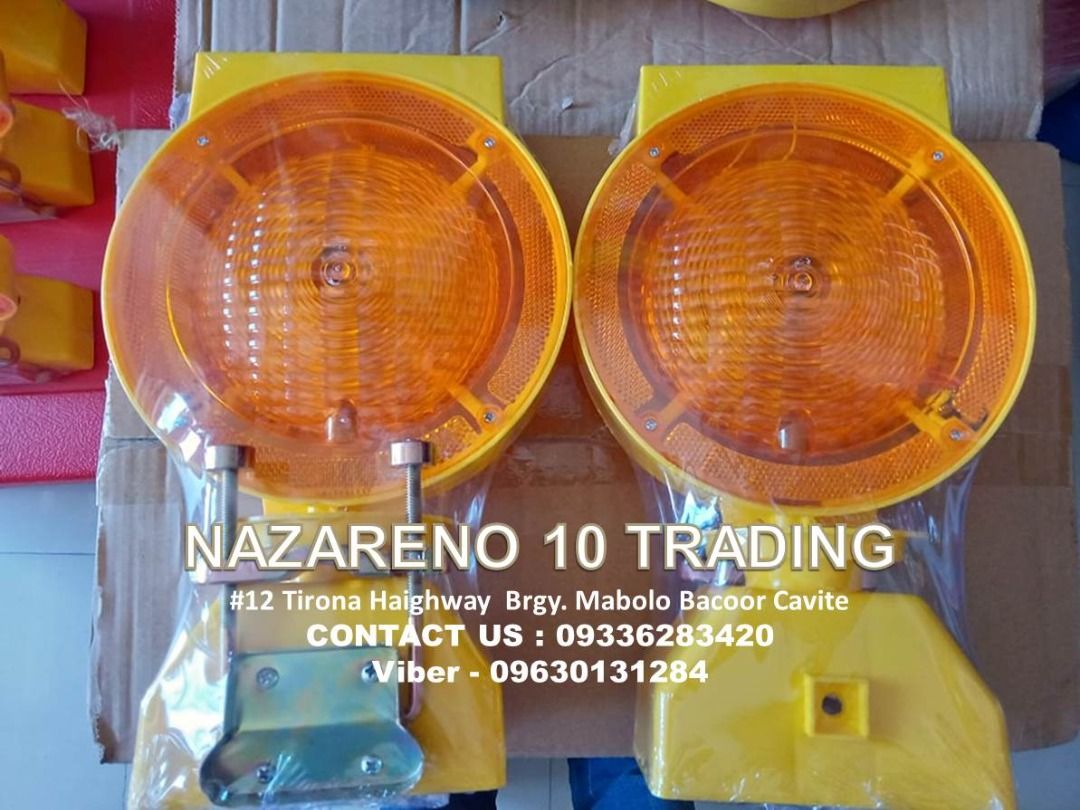 Solar Blinker light with Clamp (Category: Looking For) located in Bacoor. Submitted by kajezame.2021 (Listing ID 1462316200, Image 1). Description: Solar Blinker light with Clamp For More Details and Discount Contact Ms. Karen NAZARENO 10 TRADING 0963 0131 284 0933 6283 420 0956 7028 557 0933 8559 510 Landline: Look for Ms. Karen (046 ) 416 3920 Also available: • Traffic cone • Parking Block stopper • Hooded trash bin • Road Plastic Barrier • Spi