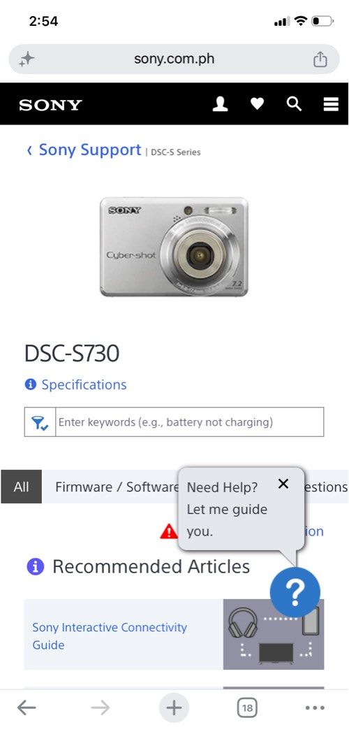 Sony Cyber-shot DSC-S730 (Category: Cameras) located in Abucay. Submitted by nicsiey (Listing ID 1462326112, Image 3). Description: Sony Cyber-shot DSC-S730 All working - NO FUNCTIONAL ISSUE Quality output Body scratches only - no rubber left side Malinis screen no burn DM for more sample pics! Inclusions: Rechargeable batt 4pcs Charger Sd card 1gb Sd card reader 📍Bulacan meet up or shipping.