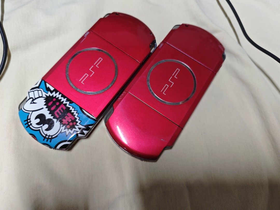 Sony PSP 3000 Red (2 Units) (Category: Others) located in Manila. Submitted by zerooneonlineshop (Listing ID 1462401087, Image 2). Description: Sony PSP 3000 Red 2 pcs working both no battery no charger.