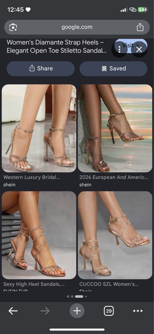Sparkly Diamante Strap Stiletto Heels Sandals (Category: Heels) located in Caloocan City. Submitted by alee7777 (Listing ID 1462420600, Image 2). Description: SIZE 36.