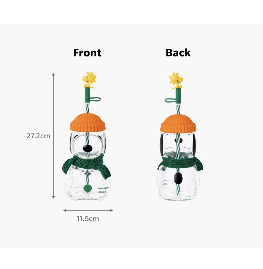 Starbucks Peanuts Glass Snoopy (Category: Everything Else Others) located in Manila. Submitted by shoprosiefinds (Listing ID 1462332514, Image 3). Description: ☕️ Starbucks x Peanuts Glass Snoopy 🤎✨ 🇰🇷 Direct from Starbucks Korea.