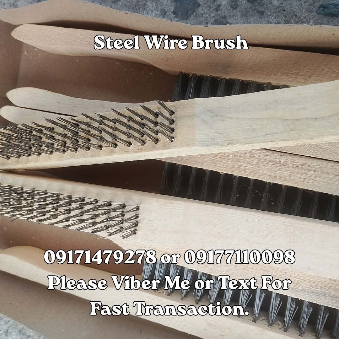 Steel Wire Brush (Category: Home Improvement Tools & Accessories) located in Manila. Submitted by 09171479278_elsie. (Listing ID 1462270787, Image 1). Description: Steel Wire Brush.