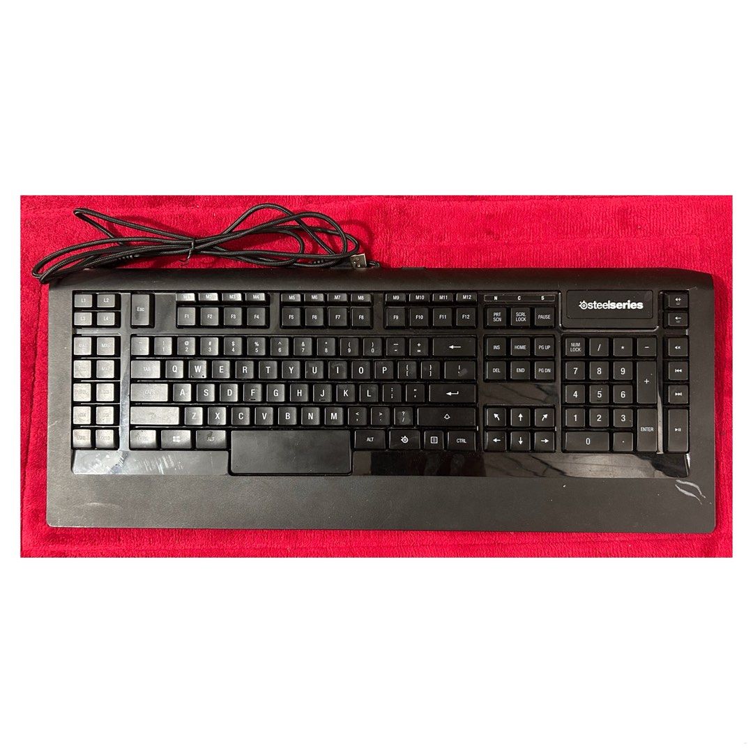 Steelseries Apex 350 Keyboard Model KB-00003 (Category: Computer Keyboard) located in Pasig City. Submitted by califinestcollectibles (Listing ID 1462304027, Image 1). Description: Steelseries Apex 350 Model KB-00003 EL#0028 No box Model: KB-00003 Original/Authentic From USA Pick Up at One Oasis condominium ortigas extension pasig city Or Delivery via Lalamove,Jnt, LBC cod/cop JNT (payment first basis,gcash) THANKYOU.