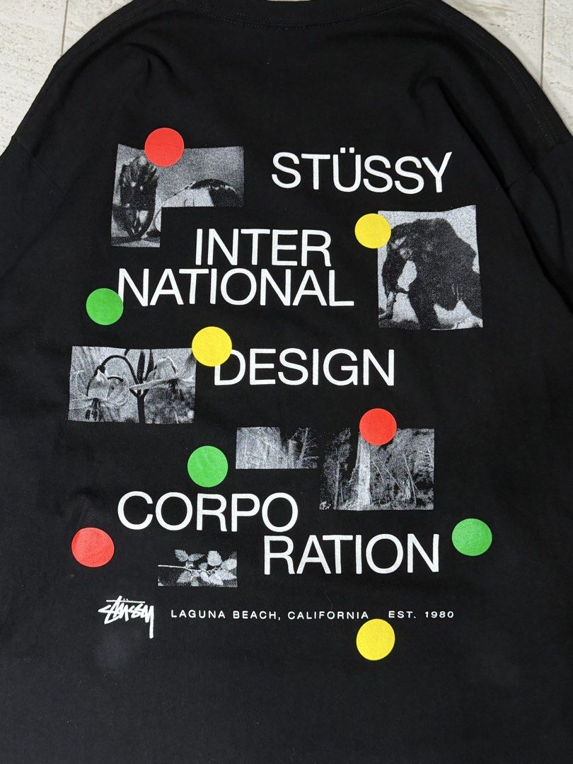 Stussy (Category: Hoodies) located in Dagupan City. Submitted by deals_nsteals00 (Listing ID 1462364908, Image 3). Description: Stussy Dot Collage Longsleeve Large W:22.5 L:30 Color rate:9/10 Condition:Excellent Issue:None! ₱1,600 shipped.