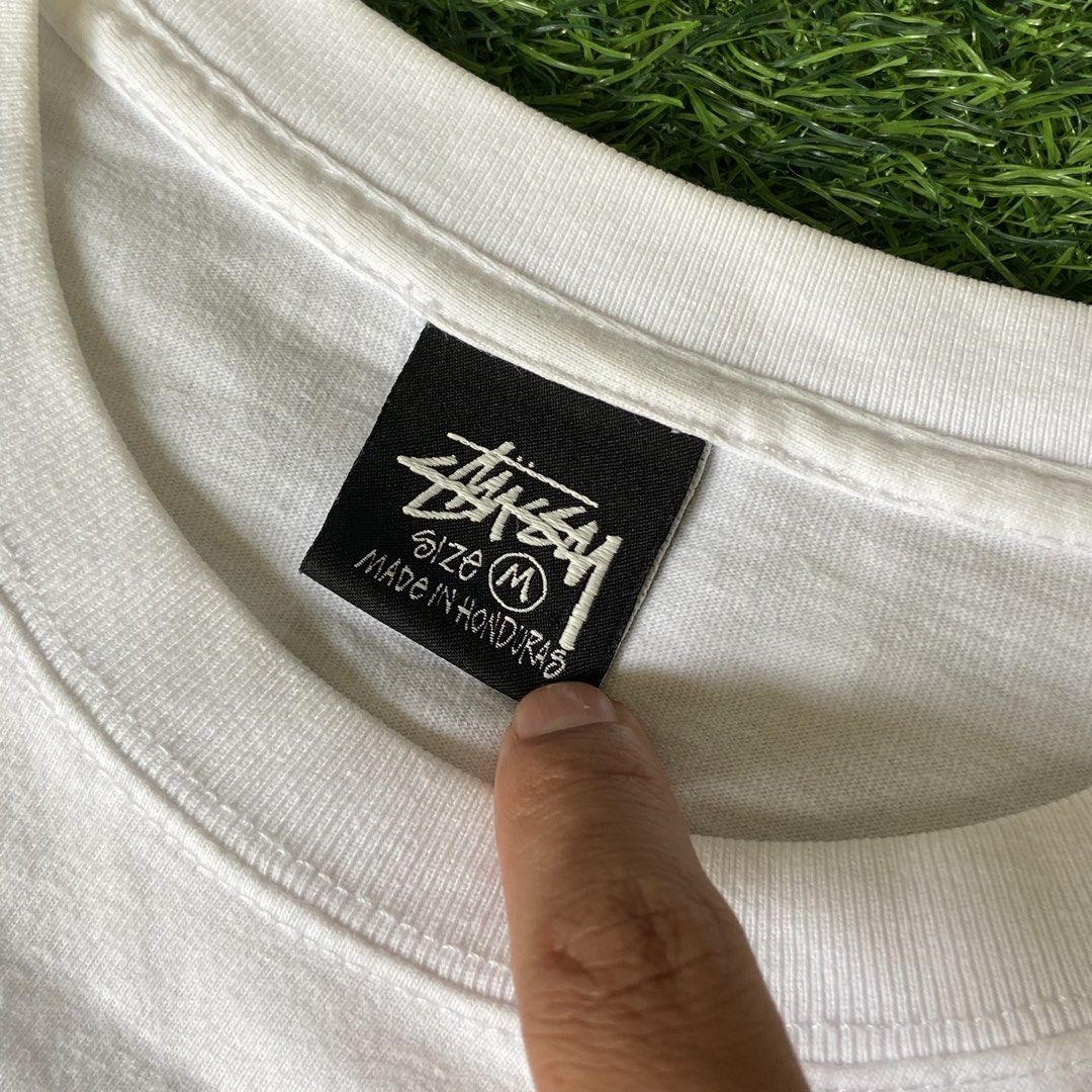 Stussy Angel Tee Laser Print (Category: Tshirts & Polo Shirts ) located in Davao. Submitted by payts.wruh (Listing ID 1462387752, Image 3). Description: Stussy Angel Tee 🔥 Medium 22x29 As new condition 💯 No issue/ No crack prints See photos for details Claim price or Offer 💌 Not budgetmeal 😋 Keep if not sold Location: Davao City.