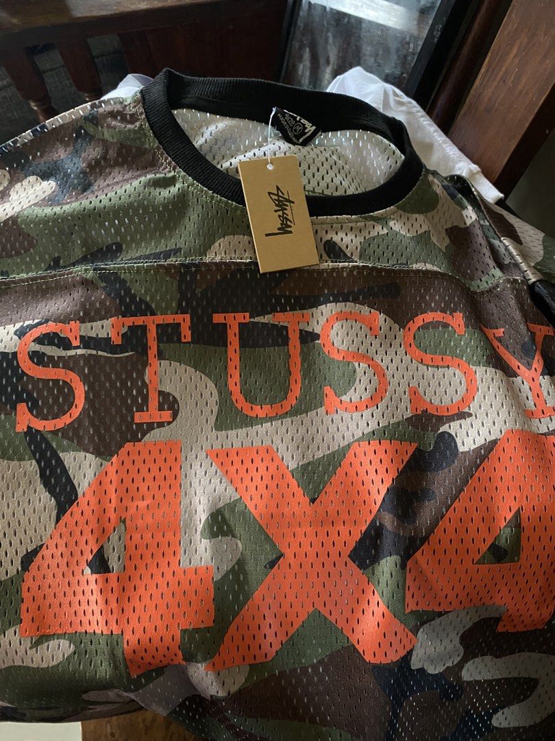 STUSSY CAMO 4X4 JERSEY (Category: Tshirts & Polo Shirts ) located in Manila. Submitted by malicsijo20270 (Listing ID 1462298041, Image 3). Description: SIZE MEDIUM 22x26.