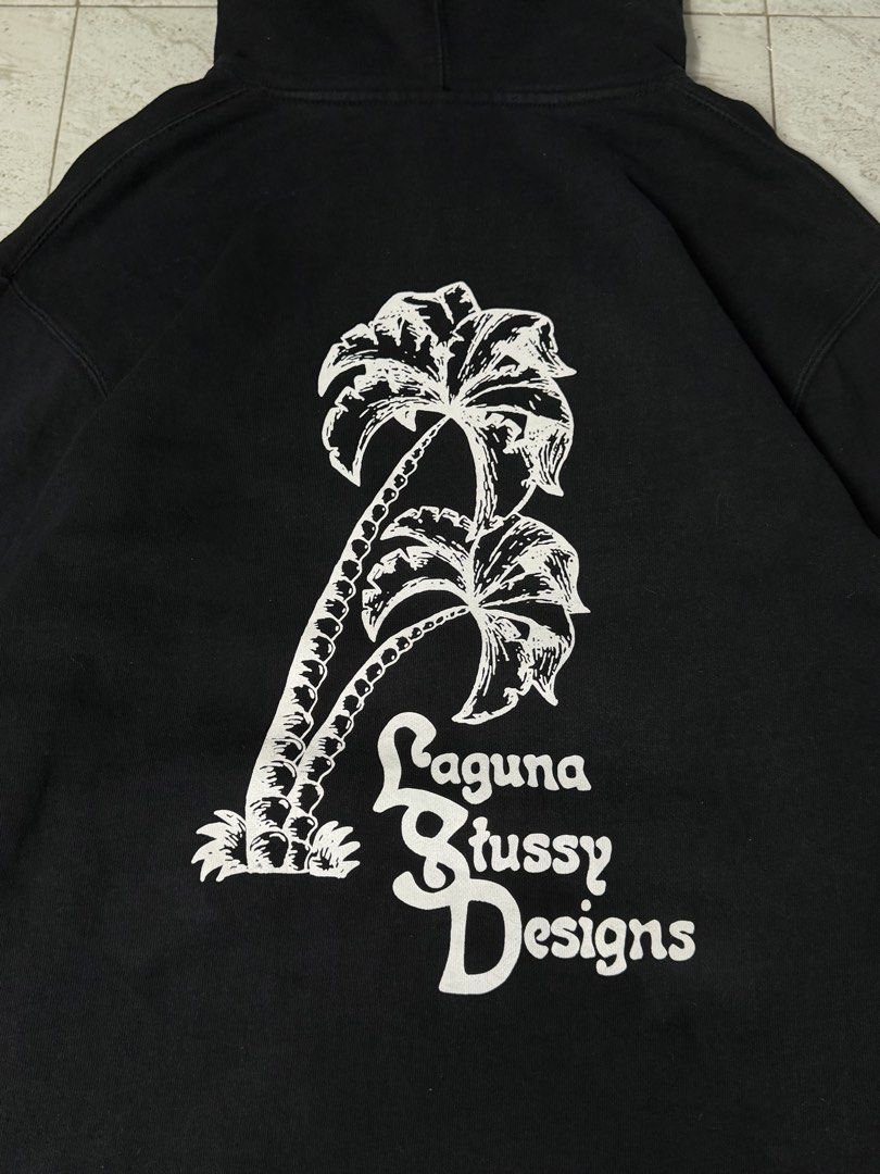Stussy hoodie (Category: Hoodies) located in Dagupan City. Submitted by deals_nsteals00 (Listing ID 1462365120, Image 3). Description: Stussy laguna stussy design hoodie Large W:21 L:29.5 Color rate:9/10 Condition:Excellent Issue:Sign of usage only ₱2,000 shipped.