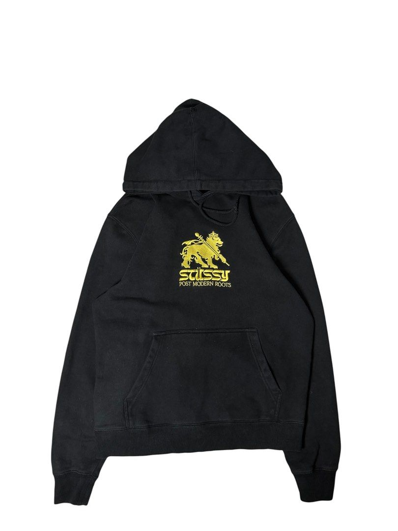 Stussy hoodie (Category: Hoodies) located in Dagupan City. Submitted by deals_nsteals00 (Listing ID 1462365237, Image 1). Description: Stussy Post Modern Roots Hoodie Small W:21.5 L:27 Color rate:9/10 Condition:Excellent Issue:None! ₱2,000 shipped.