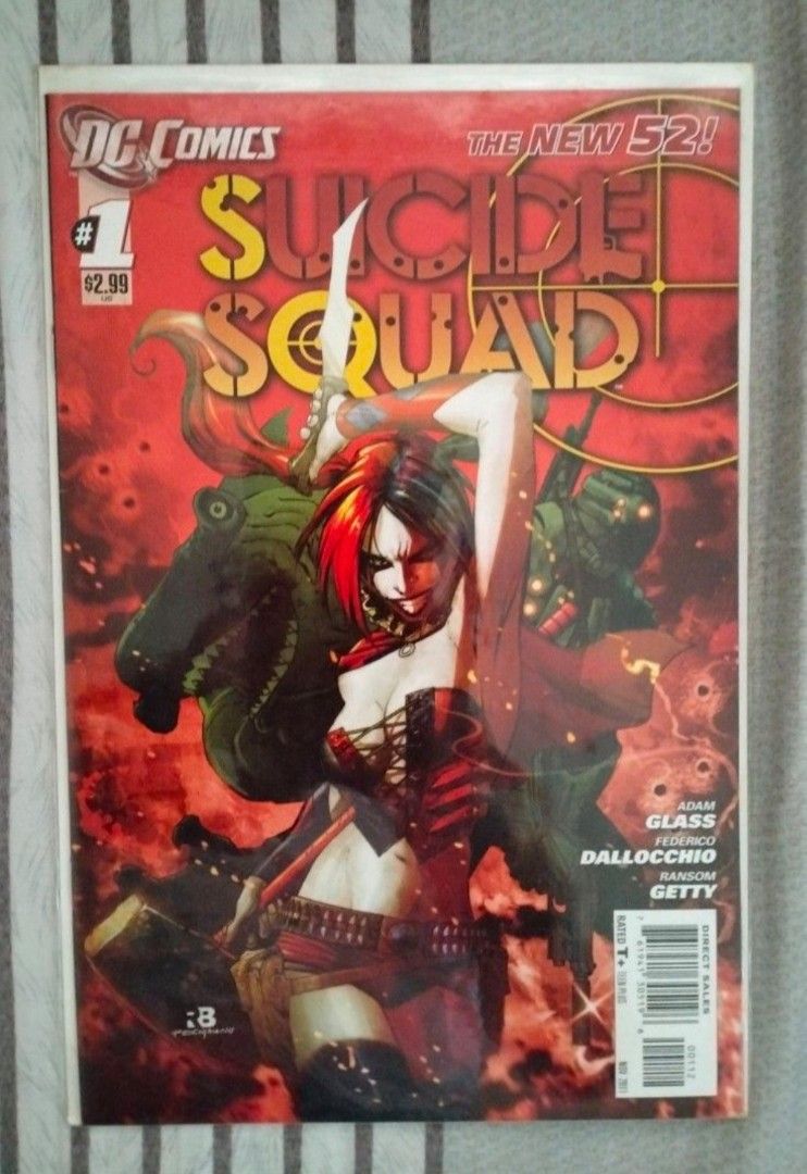 FREE SHIPPING! SUICIDE SQUAD 7-Issue Set by ADAM GLASS (Category: Comics & Manga) located in Malolos. Submitted by jnrreadershavenbooks (Listing ID 1462332434, Image 2). Description: ✅Suicide Squad The New 52 Set (Issues 1-7) ✅Condition: NM/VF ✅Writer: Adam Glass ✅Artist: Federico Dallocchio/Ransom Getty/Scott Hanna ✅Collected Issues: 1.) Suicide Squad #1-7 (Vol.1 Kickedin the Teeth) ✅FREE SHIPPING via J&T Express/SPX! ✅Mode of Payment: Gcash/BPI