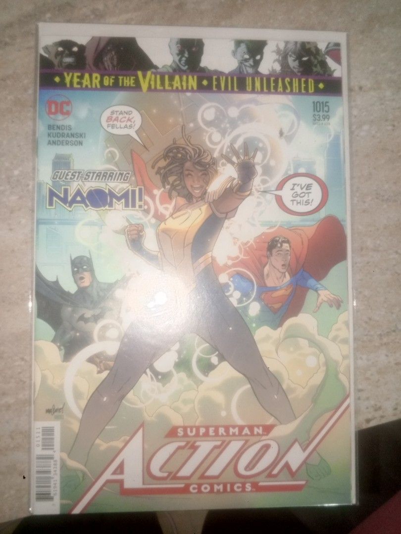 Superman Action Comics #1015 | DC Comics |SEALED (Category: Comics & Manga) located in Manila. Submitted by gian_ocampo (Listing ID 1462428952, Image 1). Description: ✅ Condition: - Like New — Factory Sealed / Never Opened - Has natural aging from storage only - Still tight & intact in original packaging - Never handled or read, no damage or flaws ✅ Details: - Issue #1015 | DC Comics - Original cover price $3.99 USD — higher base value - Guest‑st