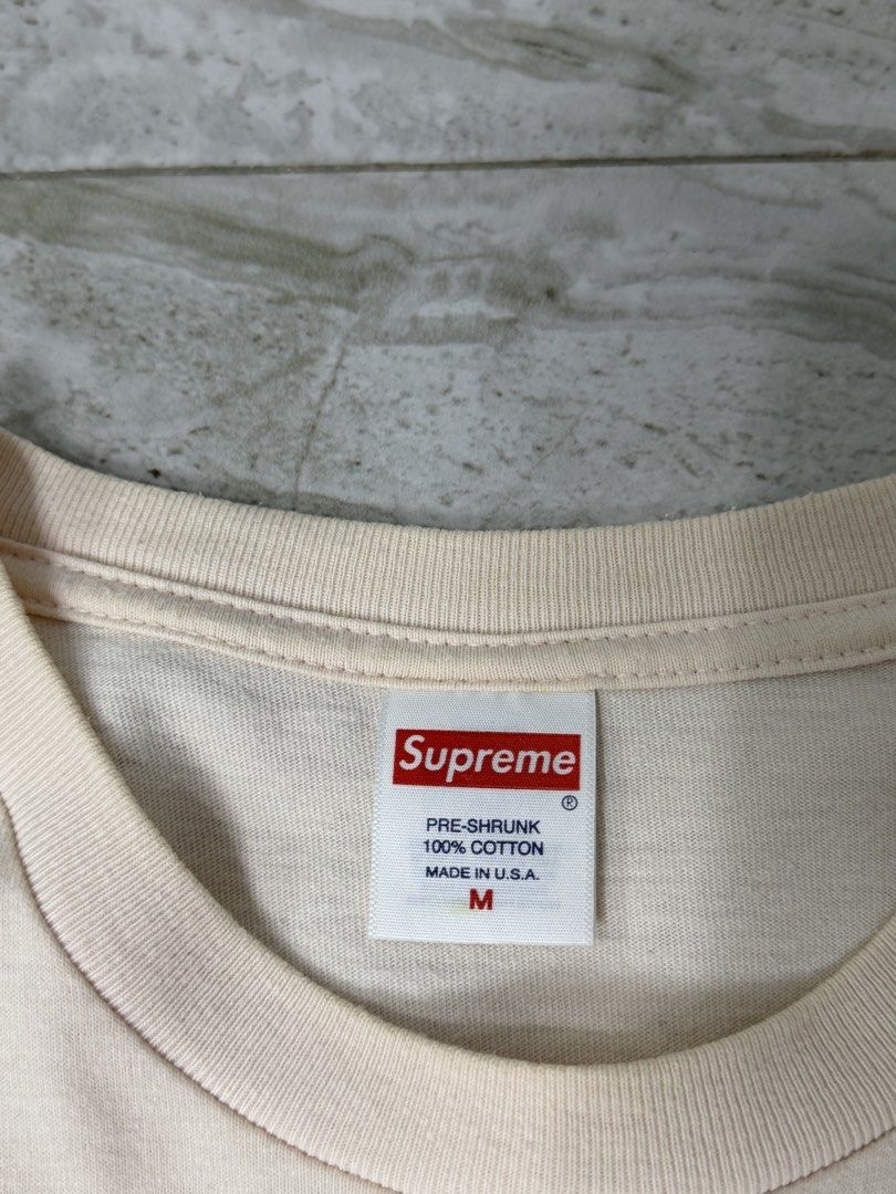 Supreme (Category: Tshirts & Polo Shirts ) located in Dagupan City. Submitted by deals_nsteals00 (Listing ID 1462365416, Image 3). Description: FW23 Supreme Stencil Tee Medium W:21 L:29 Color rate:9/10 Condition:Excellent Issue:None! ₱2,000 shipped.