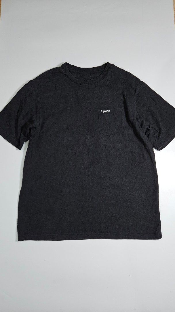 Supreme Pocket T-Shirt Black (Category: Tshirts & Polo Shirts ) located in Alfonso. Submitted by jbcamet (Listing ID 1462415878, Image 1). Description: - Classic black Supreme pocket tee - Simple and clean design - authentic - 100% cotton for comfort - Ideal for everyday wear - Refer to tag for care instructions - cut tag but authentic - Feel free to ask any questions!.