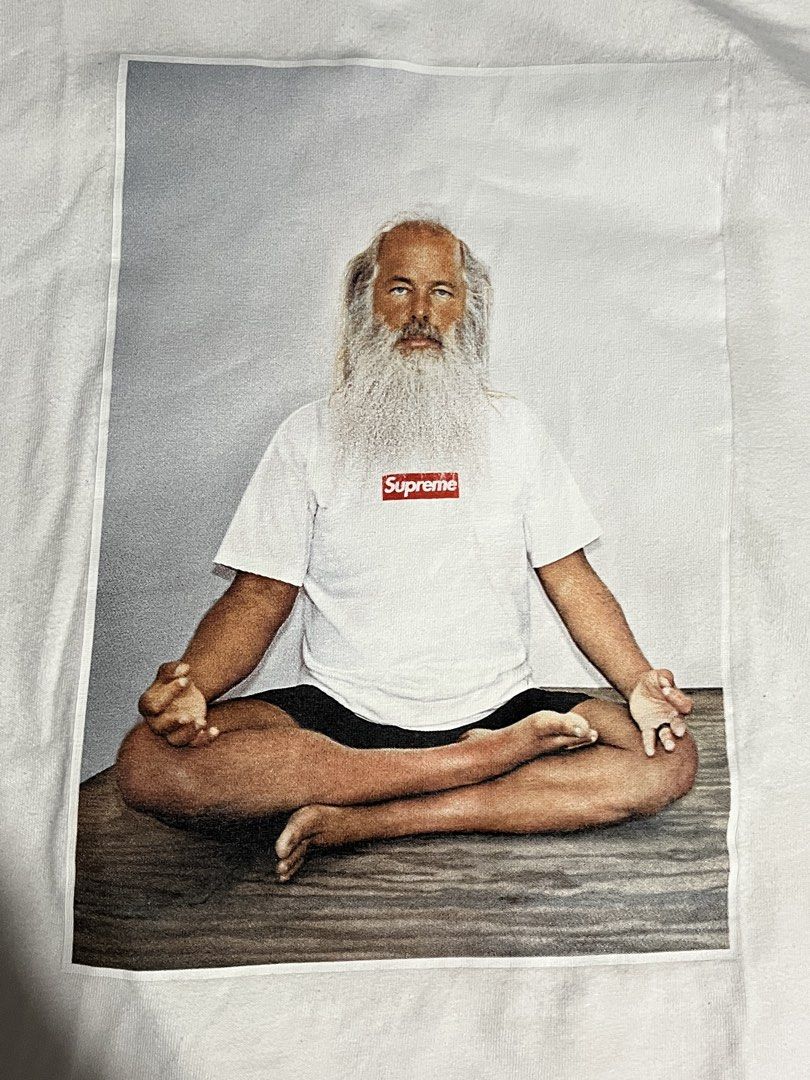 SUPREME RICK RUBIN PHOTO TEE (Category: Tshirts & Polo Shirts ) located in Manila. Submitted by wahunnit37468 (Listing ID 1462416975, Image 2). Description: Supreme Rick Rubin photo tee FW21 (white) AUTHENTIC AND HARD TO FIND Zero Issues, Print still fully intact no hairlines or cracks, No stains or pinholes Like New condition XL ON TAG L:30 W:24 4k shipped .