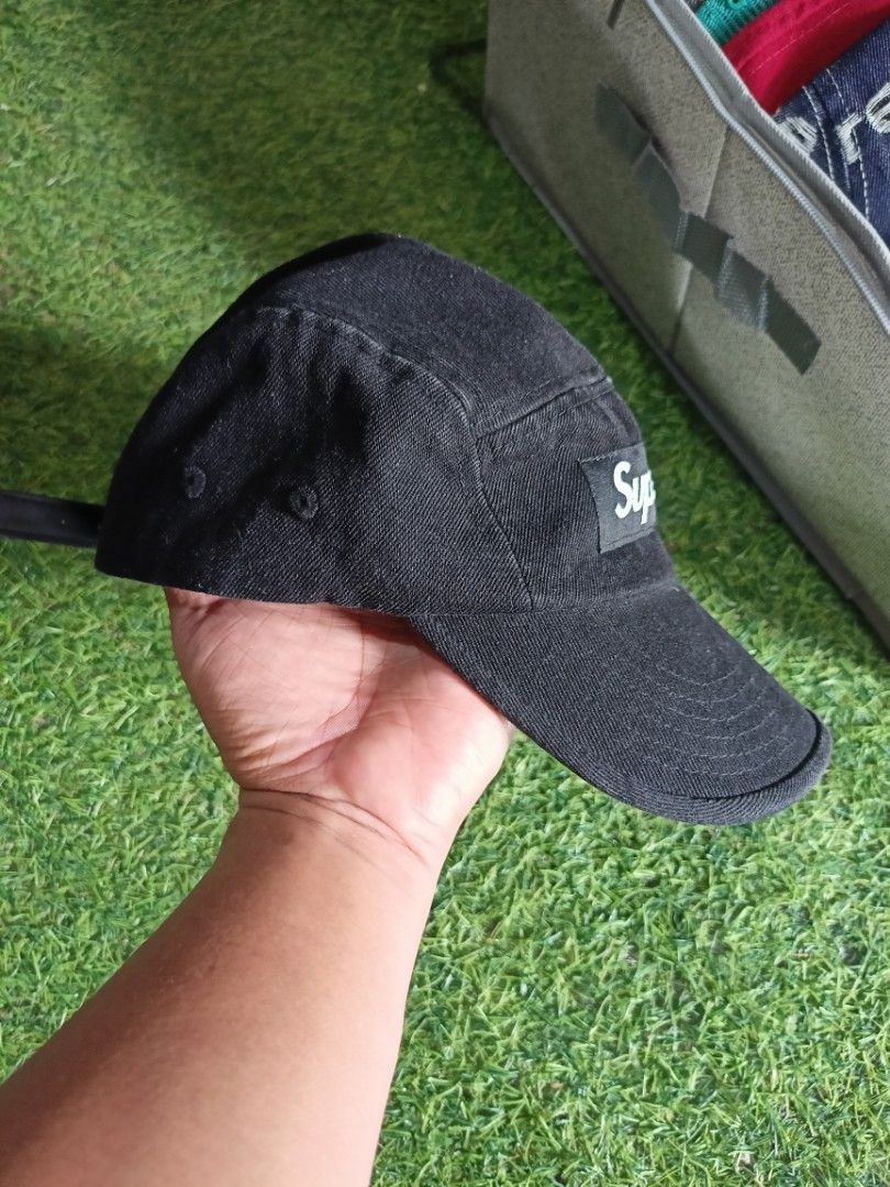 Supreme Washed Black 5 Panel Camp Cap (Category: Caps & Hats) located in Abucay. Submitted by vcc.plug (Listing ID 1462366605, Image 2). Description: Osfa - Adult Still in verygood condition.