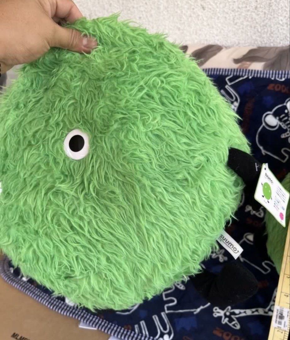 SUUMO EXTRA LARGE PLUSH GREEN (Category: Plushies & Soft Toys) located in Paranaque City. Submitted by bonsaiart (Listing ID 1462281840, Image 3). Description: Brand new Available : 2 pcs 2350 each( fixed)+ sf Buy 2 pcs @4000+sf Payment first policy (gcash/ paymaya) Shipping ONLY (J&t) NO TO COD NO TO MEETUP NO TO COP (LBC) No breaking of set or bundle.